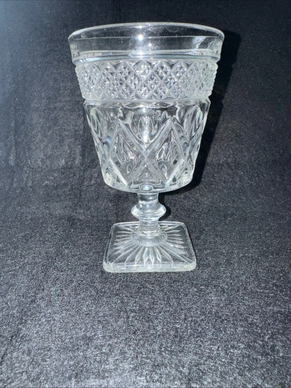 Vintage Imperial Glass Cape Cod Water Wine Goblet 6.5